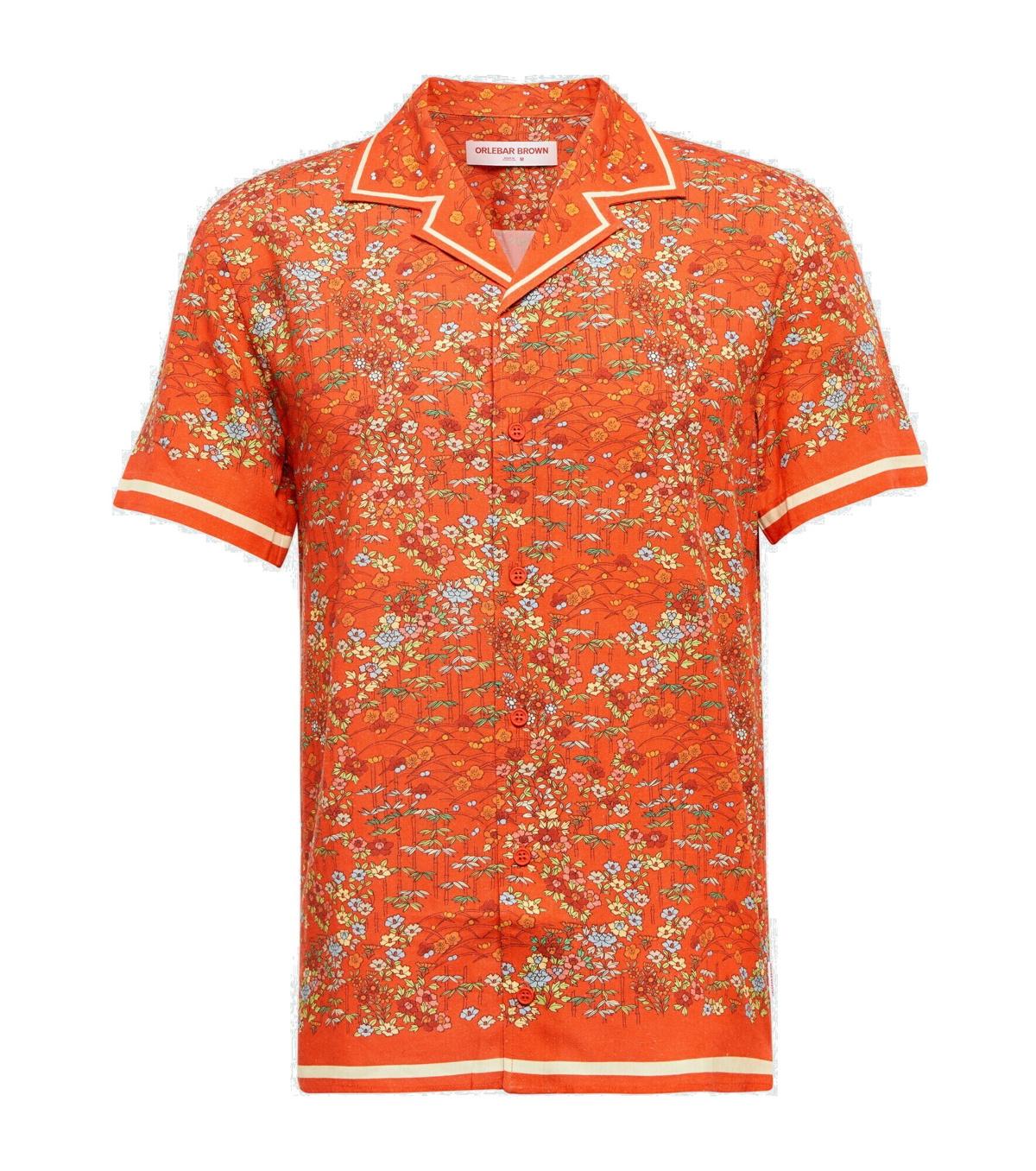 Orlebar Brown - Hibbert floral bowling shirt Orlebar Brown