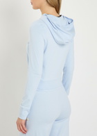 Vuori Halo Mini Hooded Jersey Sweatshirt Light Blue