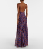 Ulla Johnson Atrani floral silk chiffon maxi dress