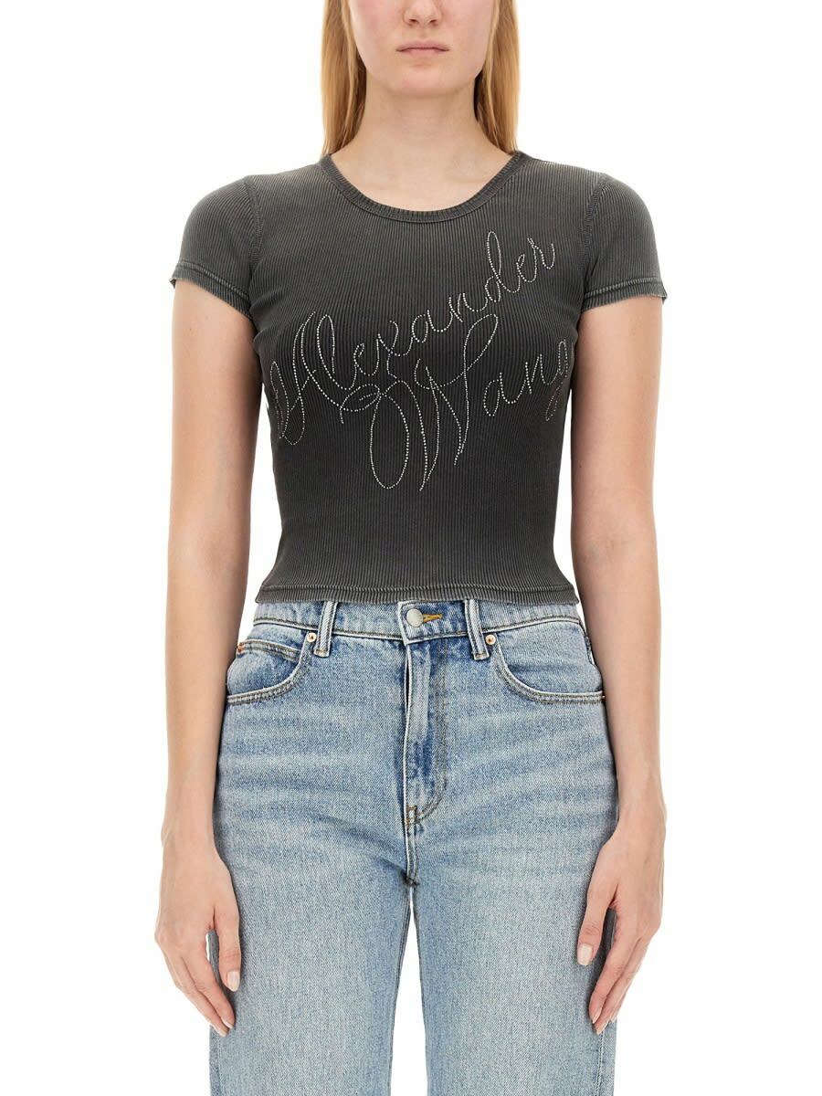Alexander Wang ☆グレー Heartbreaker Tシャツ Alexander Wang Gray 'Heartbreaker' T-Shirt Alexander Wang