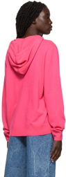 Dries Van Noten Pink Cashmere Hoodie