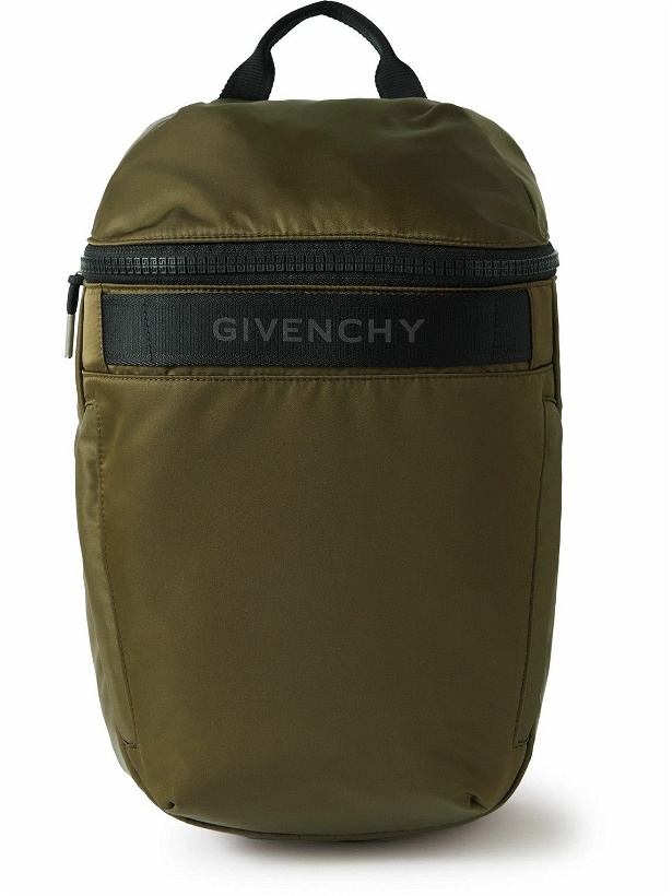 Photo: Givenchy - G-Trek Logo-Print Shell Backpack