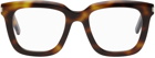 Saint Laurent Tortoiseshell Square Glasses