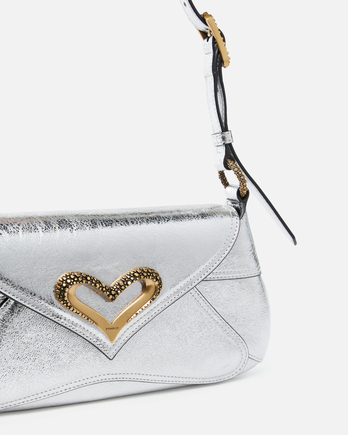 PINKO Black Leather Shoulder Bag main image 0