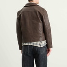 Won Hundred Men's Dutton Leather Jacket in Carafe Brown