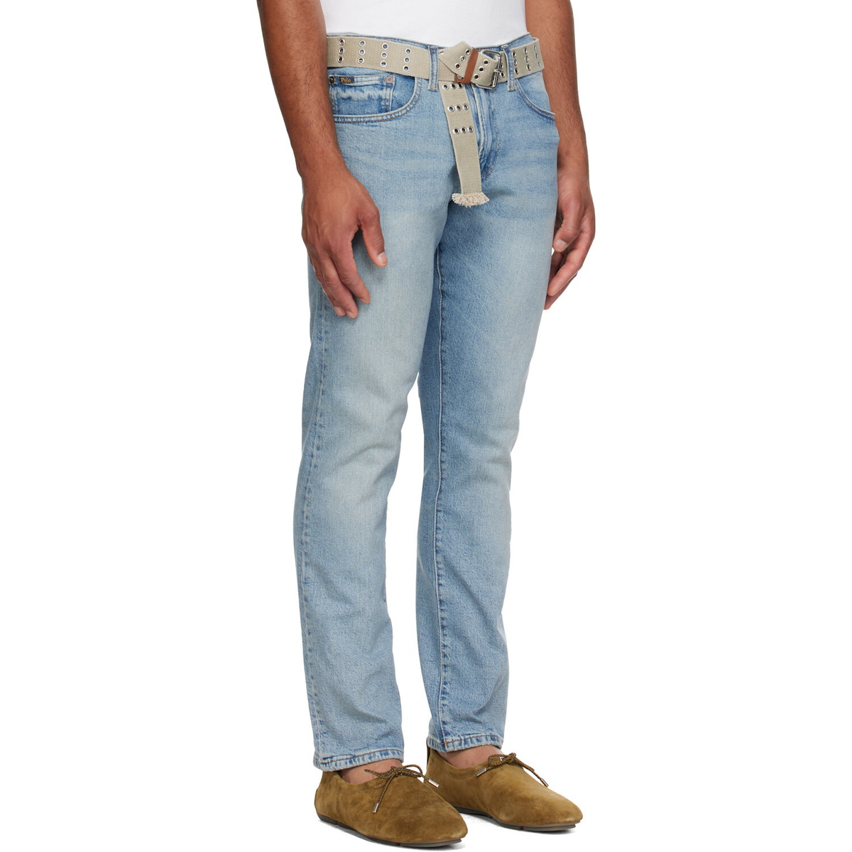 Polo Ralph Lauren Blue Varick Slim Straight Jeans