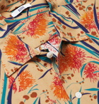 BODE - Housatonic Havana Camp-Collar Printed Silk-Crepe Shirt - Neutrals