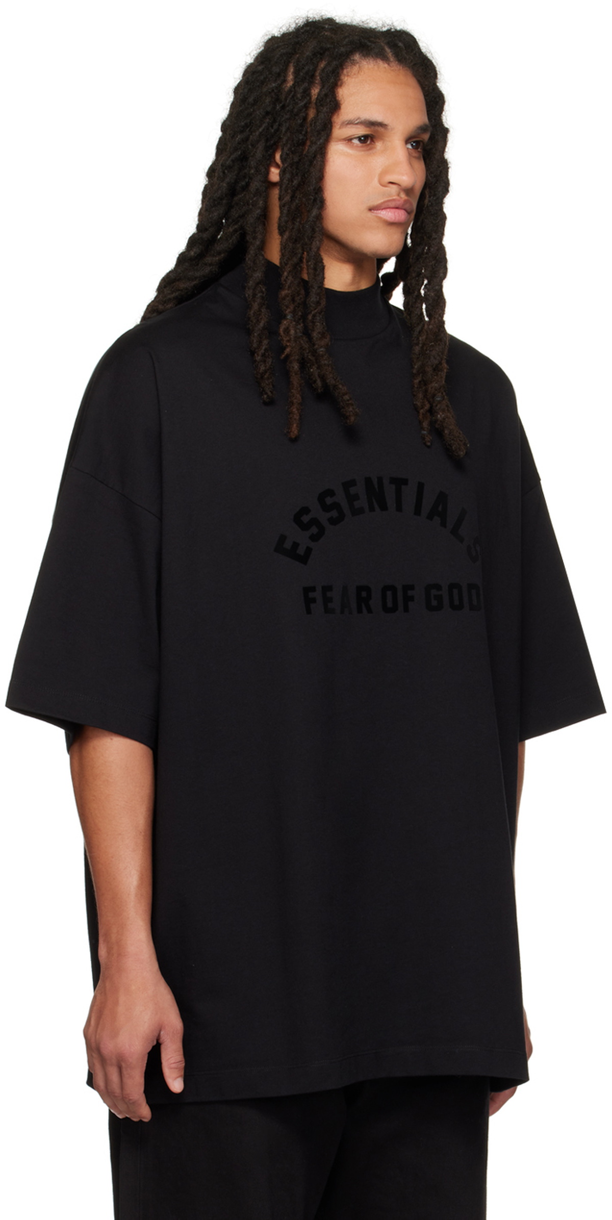 Fear of God ESSENTIALS Black Bonded T-Shirt Fear Of God Essentials