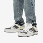 Axel Arigato Men's Area Patchwork Sneakers in White/Grey