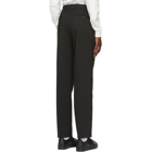 AMI Alexandre Mattiussi Black Wool Trousers