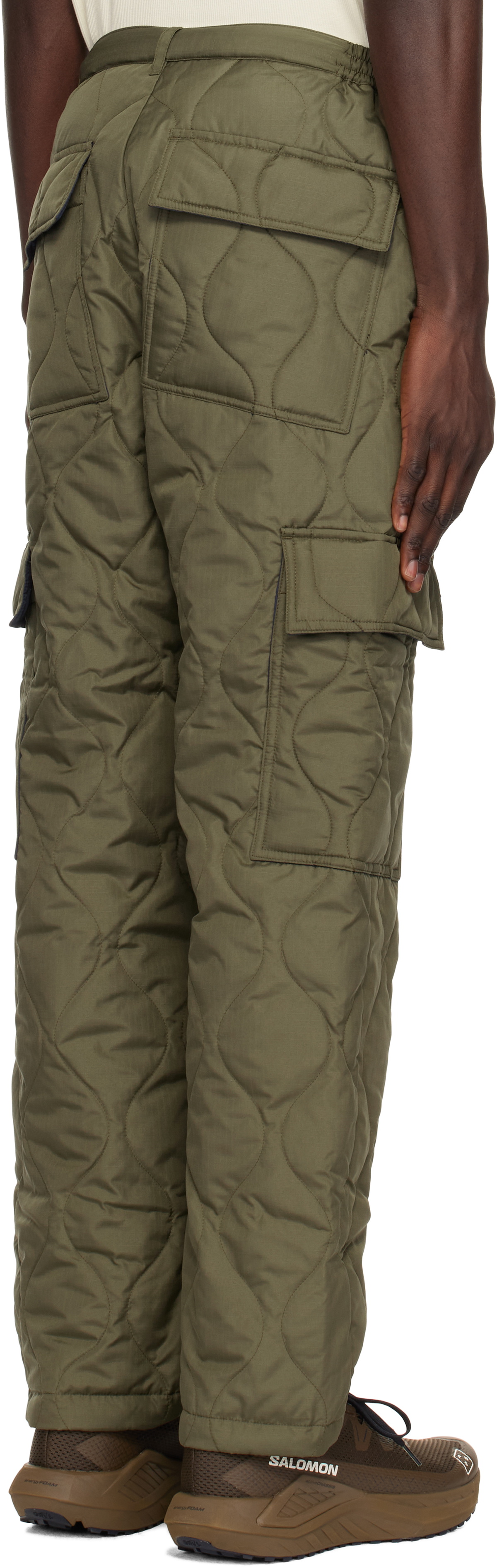 TAION Khaki Military Down Cargo Pants