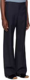 RECTO Navy Signature RC Flared Trousers
