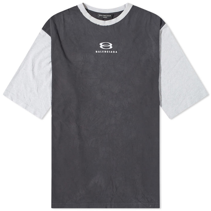 Photo: Balenciaga 3/4 Sleeve Logo Tee