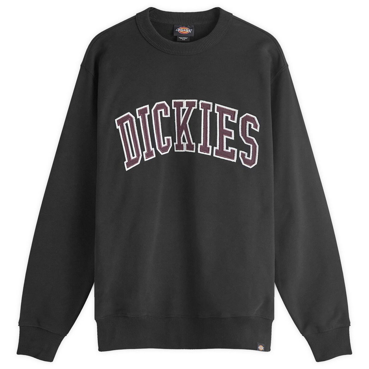 Dickies Men's Aitkin Sweatshirt in Blk/Plum Perfct