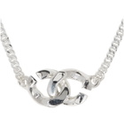 Bunney Silver Curb Clasp Necklace