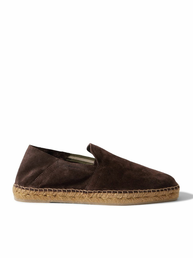 Photo: Castañer - Parker Collapsible-Heel Suede Loafers - Brown