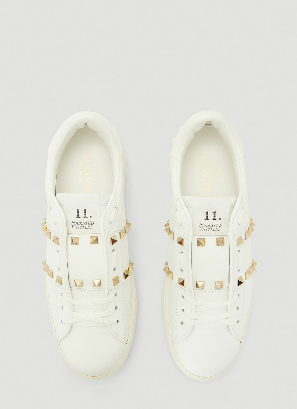 Valentino - Rockstud Sneakers in White Valentino