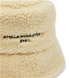 Stella McCartney - Logo faux shearling bucket hat