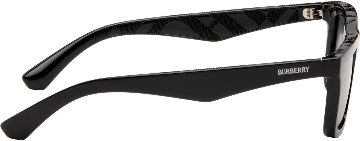 Burberry Black Logo Rectangular Sunglasses