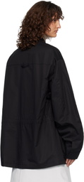 Rier Black Cotton Suit Field Jacket