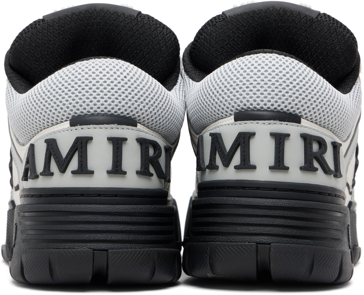 AMIRI White & Gray MA Patch MA-1 Sneakers