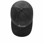 Norse Projects Men's Chainstitch Logo Twill Cap in Black