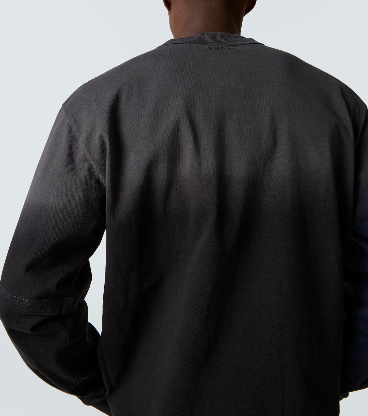 Sacai Dyed cotton sweatshirt