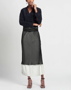 Quira Womens Maxi skirt in Black