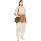 Loewe Beige and Off-White Balloon Trousers