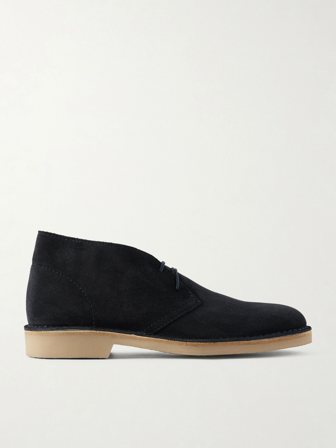 Mr P. - Suede Desert Boots - Blue