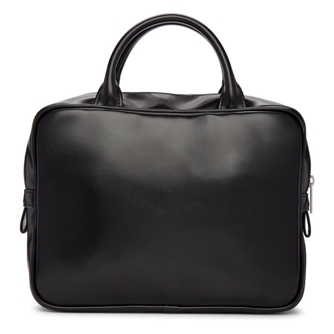 バッグ COMME des GARCONS SQUARE LEATHER HANDBAG Leather handbag Comme Des Garcons Black in Leather - 32864421