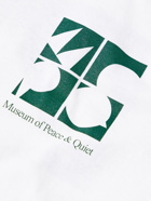 Museum Of Peace & Quiet - Printed Cotton-Jersey T-Shirt - White