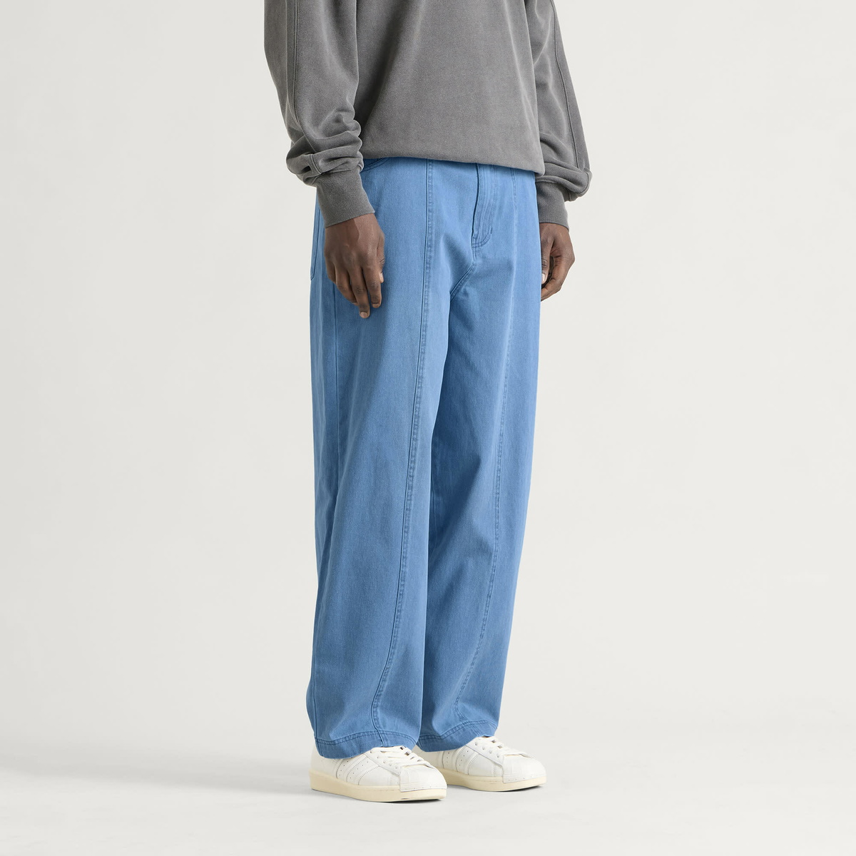 Umbro Men's Washed Drill Pant in Insignia Blue