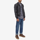 Barbour Men's International Steve McQueen Merchant Wax Jacket in Navy