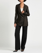 Giorgio Armani Womens Blazer Dark in Brown