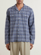 3sixteen - Checked Cotton-Flannel Shirt - Blue