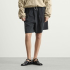 STEL Women's box pleated shorts in Black