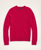 Brooks Brothers Men's Cashmere Saddle Shoulder Sweater | Bright Pink