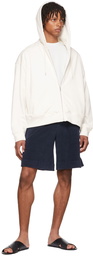 Jil Sander Blue Cotton Shorts