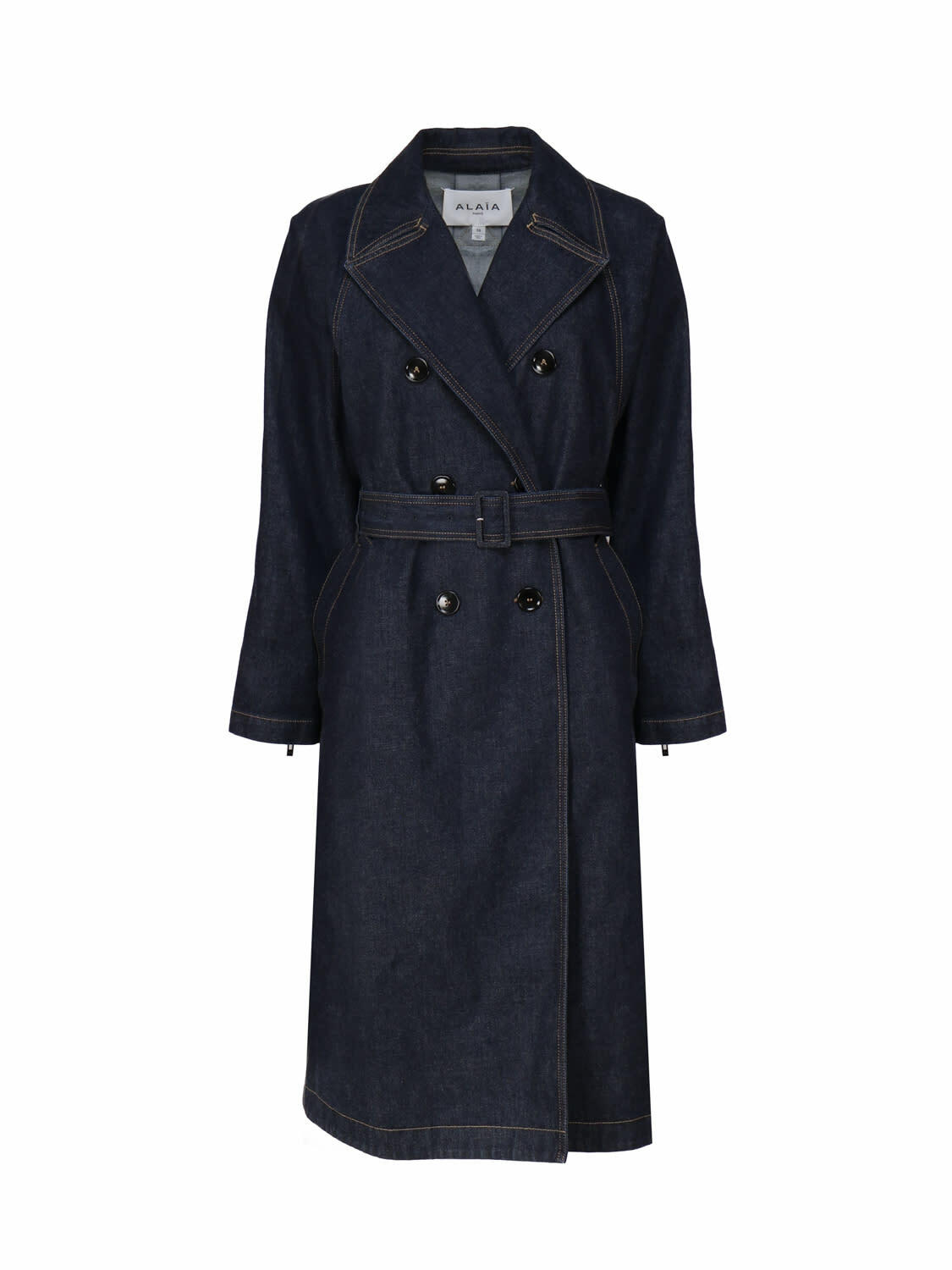 トレンチコート ALAIA TRENCH COACT DOUBLE DIAGONAL Alaia Alaïa Trench Coact Double Diagonal | italist