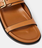 A.Emery Prince leather slides
