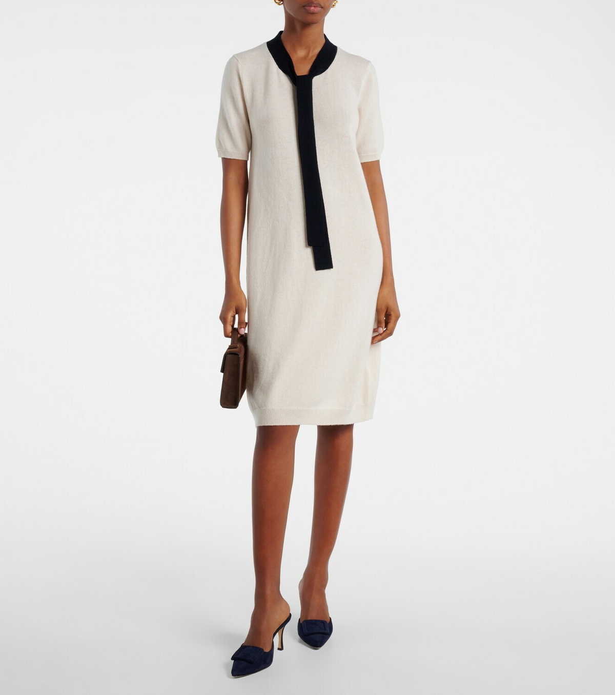 Jardin des Orangers Wool and cashmere sweater dress