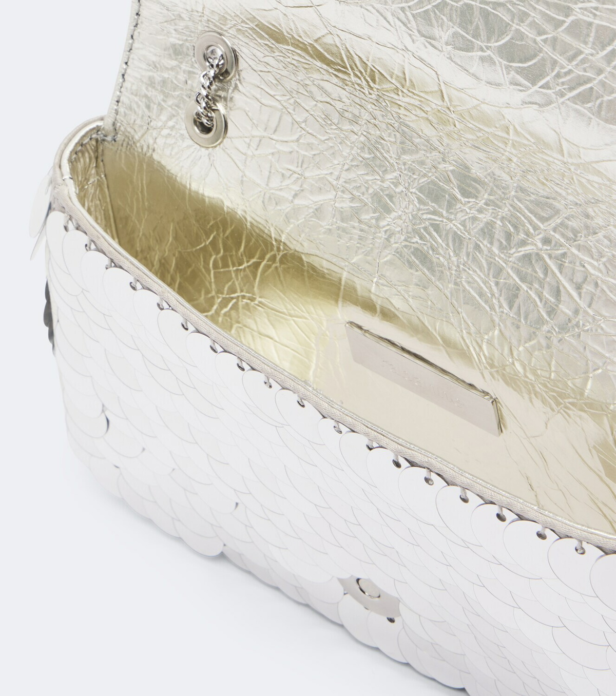 Rabanne Sparkle Mini sequined shoulder bag