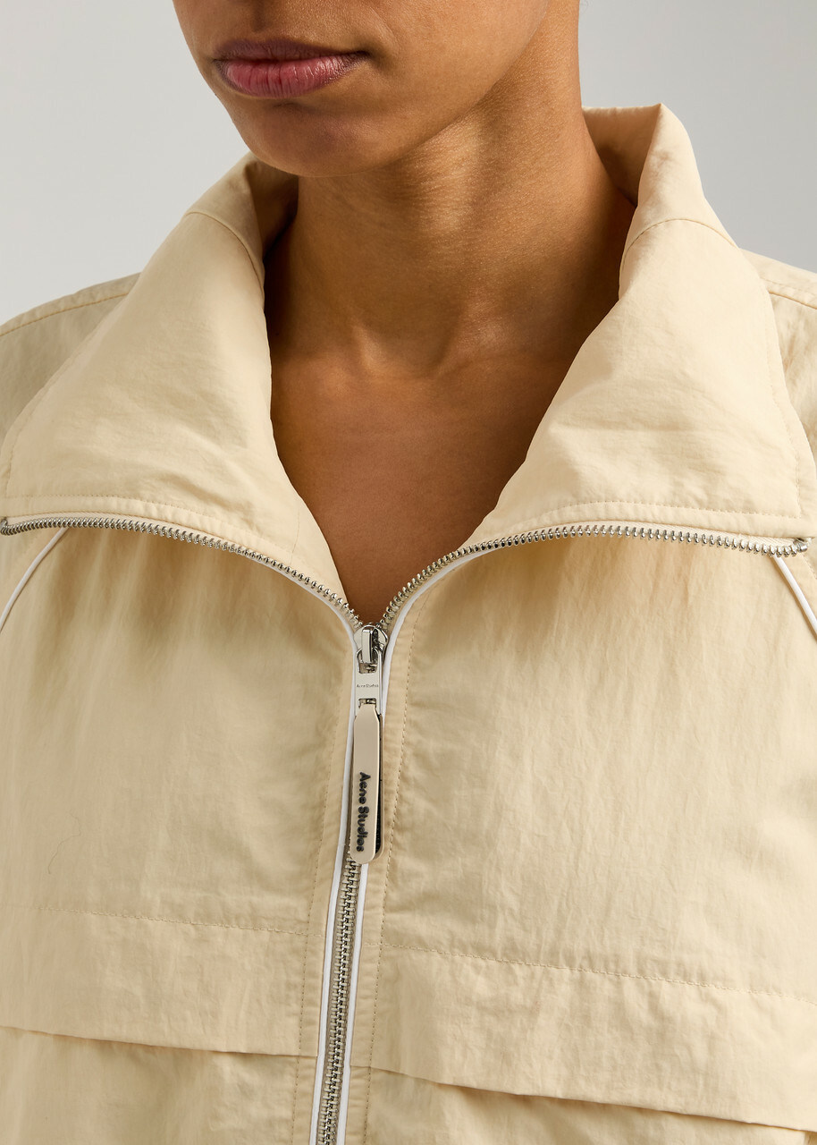 ジャケット・アウター acne studios Nylon Zippered Jacket Acne Studios Nylon Jacket Off White Acne Studios