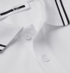 McQ Alexander McQueen - Slim-Fit Contrast-Tipped Cotton-Piqué Polo Shirt - Men - White