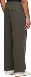 LE17SEPTEMBRE Brown Two Tuck Trousers