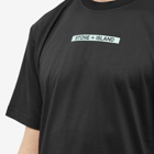 Stone Island Men's Micrographic Print T-Shirt in Black