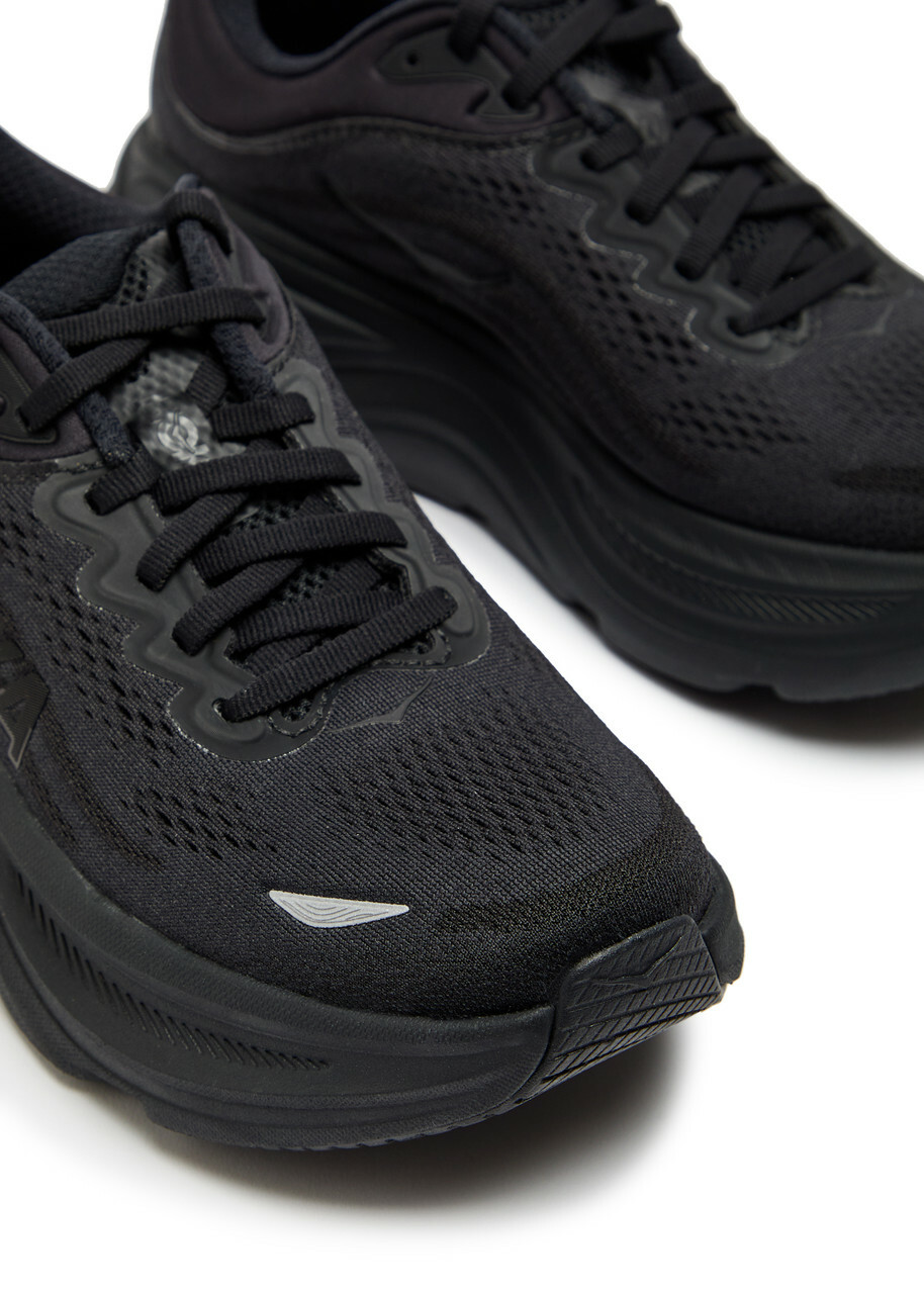 Hoka Bondi 9 Mesh-knit Sneakers Black