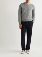 Aspesi - Slim-Fit Donegal Wool Sweater - Gray