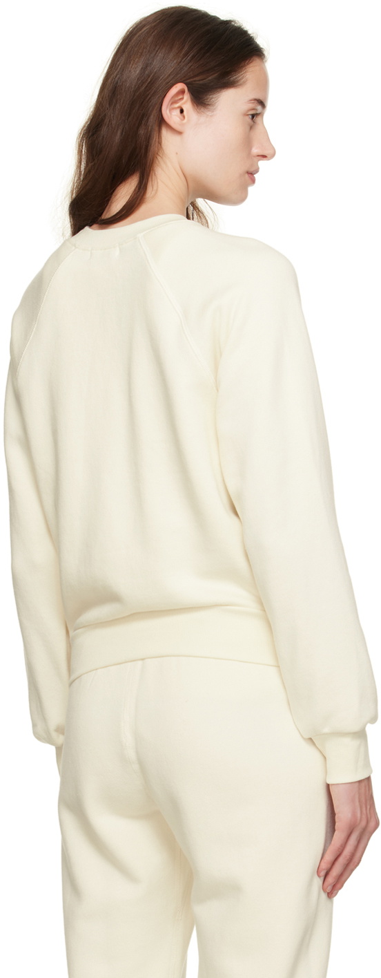 ÉTERNE Off-White Shrunken Sweatshirt
